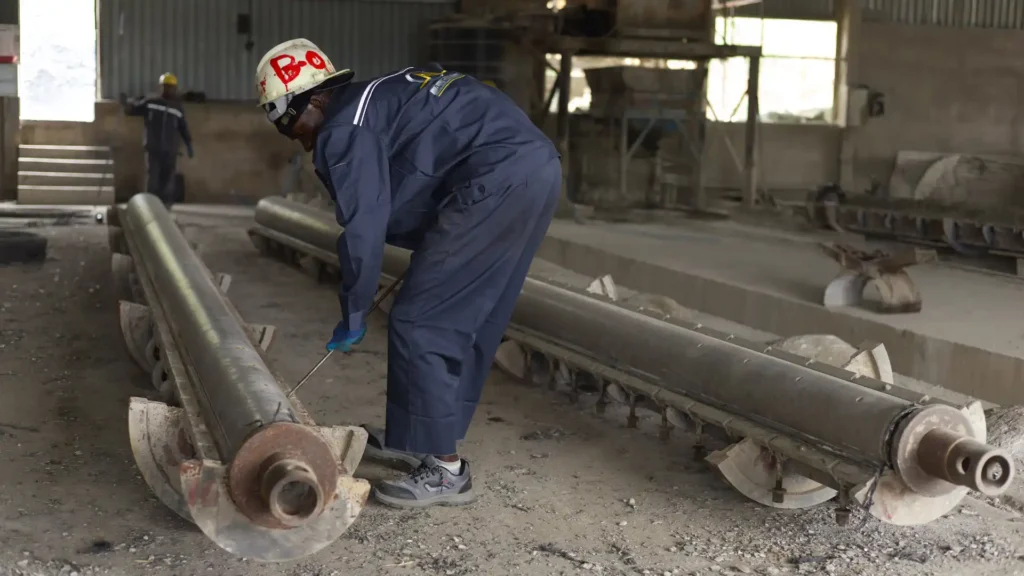 Rigid individual quality inspection of certified utility poles by ACIL technicians.